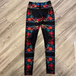 Goldsheep Floral Leggings